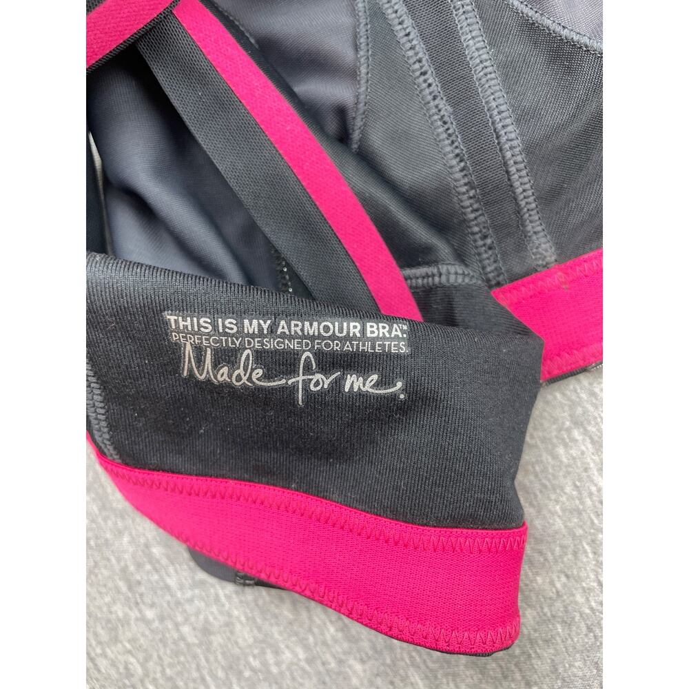 Under Armour Sports Bra Womens 38C Heatgear Shoulder Straps Compression - Picture 6 of 8